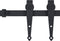 vidaXL - Ophangset - voor - minischuifdeur - 200 - cm - koolstofstaal