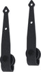 vidaXL - Ophangset - voor - minischuifdeur - 200 - cm - koolstofstaal - wit