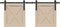 vidaXL - Ophangset - voor - schuifdeur - 122 - cm - koolstofstaal