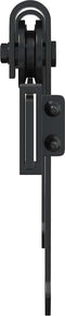 vidaXL - Ophangset - voor - schuifdeur - 213 - cm - koolstofstaal