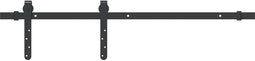 vidaXL - Ophangset - voor - schuifdeur - 91 - cm - koolstofstaal