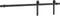 vidaXL - Ophangset - voor - schuifdeur - 91 - cm - koolstofstaal