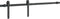 vidaXL - Ophangset - voor - schuifdeur - 91 - cm - koolstofstaal