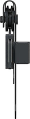 vidaXL - Ophangset - voor - schuifdeur - 91 - cm - koolstofstaal