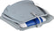 vidaXL - Opklapbare - bootstoel - met - blauw-wit - kussen - 48x51x41 - cm