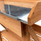 vidaXL - Oppotbank - met - schappen - massief - vurenhout - bruin