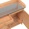 vidaXL - Oppottafel - met - kast - 110,5x45x124,5 - cm - massief - vurenhout - bruin