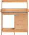 vidaXL - Oppottafel - met - kast - 110,5x45x124,5 - cm - massief - vurenhout - bruin