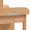 vidaXL - Oppottafel - met - kast - 110,5x45x124,5 - cm - massief - vurenhout - bruin