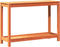 vidaXL - Oppottafel - met - schap - 108x35x75 - cm - massief - grenenhout - wasbruin