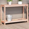 vidaXL - Oppottafel - met - schap - 108x35x75 - cm - massief - douglashout