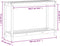 vidaXL - Oppottafel - met - schap - 108x35x75 - cm - massief - douglashout