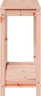 vidaXL - Oppottafel - met - schap - 108x35x75 - cm - massief - douglashout