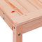 vidaXL - Oppottafel - met - schap - 108x35x75 - cm - massief - douglashout