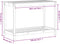 vidaXL - Oppottafel - met - schap - 108x50x75 - cm - geïmpregneerd - grenenhout