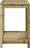 vidaXL - Oppottafel - met - schap - 108x50x75 - cm - geïmpregneerd - grenenhout