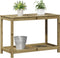 vidaXL - Oppottafel - met - schap - 108x50x75 - cm - geïmpregneerd - grenenhout