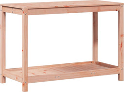 vidaXL - Oppottafel - met - schap - 108x50x75 - cm - massief - douglashout
