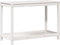 vidaXL - Oppottafel - met - schap - 108x50x75 - cm - massief - grenenhout - wit