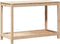 vidaXL - Oppottafel - met - schap - 108x50x75 - cm - massief - grenenhout