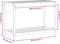 vidaXL - Oppottafel - met - schap - 108x50x75 - cm - massief - douglashout