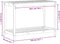 vidaXL - Oppottafel - met - schap - 108x50x75 - cm - massief - grenenhout - wasbruin