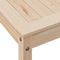 vidaXL - Oppottafel - met - schap - 108x50x75 - cm - massief - grenenhout