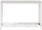 vidaXL - Oppottafel - met - schap - 108x50x75 - cm - massief - grenenhout - wit