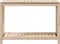 vidaXL - Oppottafel - met - schap - 108x50x75 - cm - massief - grenenhout