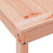 vidaXL - Oppottafel - met - schap - 108x50x75 - cm - massief - douglashout