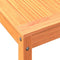 vidaXL - Oppottafel - met - schap - 108x50x75 - cm - massief - grenenhout - wasbruin