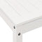 vidaXL - Oppottafel - met - schap - 108x50x75 - cm - massief - grenenhout - wit