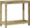 vidaXL - Oppottafel - met - schap - 82,5x35x75 - cm - geïmpregneerd - grenenhout