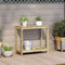vidaXL - Oppottafel - met - schap - 82,5x35x75 - cm - geïmpregneerd - grenenhout