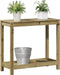 vidaXL - Oppottafel - met - schap - 82,5x35x75 - cm - geïmpregneerd - grenenhout
