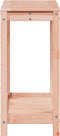 vidaXL - Oppottafel - met - schap - 82,5x35x75 - cm - massief - douglashout