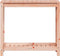 vidaXL - Oppottafel - met - schap - 82,5x35x75 - cm - massief - douglashout