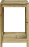 vidaXL - Oppottafel - met - schap - 82,5x50x75 - cm - geïmpregneerd - grenenhout