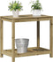 vidaXL - Oppottafel - met - schap - 82,5x50x75 - cm - geïmpregneerd - grenenhout