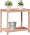 vidaXL - Oppottafel - met - schap - 82,5x50x75 - cm - massief - douglashout