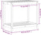 vidaXL - Oppottafel - met - schap - 82,5x50x75 - cm - massief - grenenhout