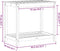 vidaXL - Oppottafel - met - schap - 82,5x50x75 - cm - massief - douglashout