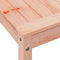 vidaXL - Oppottafel - met - schap - 82,5x50x75 - cm - massief - douglashout