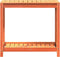 vidaXL - Oppottafel - met - schap - 82,5x50x75 - cm - massief - grenenhout - wasbruin