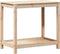 vidaXL - Oppottafel - met - schap - 82,5x50x75 - cm - massief - grenenhout
