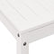 vidaXL - Oppottafel - met - schap - 82,5x50x75 - cm - massief - grenenhout - wit