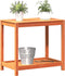 vidaXL - Oppottafel - met - schap - 82,5x50x75 - cm - massief - grenenhout - wasbruin