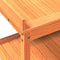 vidaXL - Oppottafel - met - schappen - 108x45x86,5 - cm - grenenhout - bruin