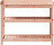 vidaXL - Oppottafel - met - schappen - 108x45x86,5 - cm - massief - douglashout
