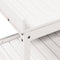 vidaXL - Oppottafel - met - schappen - 108x45x86,5 - cm - massief - grenenhout - wit